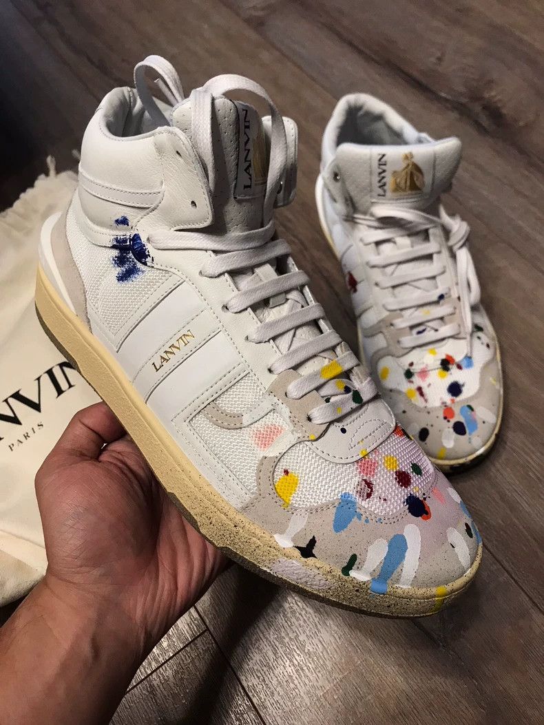 Lanvin Lanvin High-Top Sneakers Collaboration with Gallery Dept Size US 10.5 / EU 43-44 - 2 Thumbnail