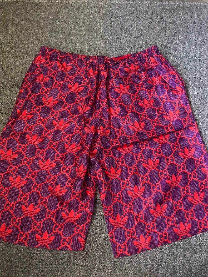Gucci Gucci Adidas Collaboration Printed Shorts Size US 44 / EU 60 - 2 Thumbnail