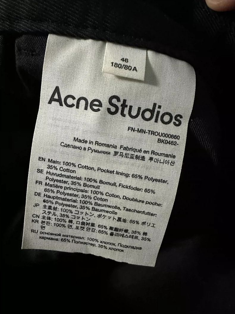Acne Studios Acne Studios Wide Leg Pleated Trousers Size US 44 / EU 60 - 7 Thumbnail