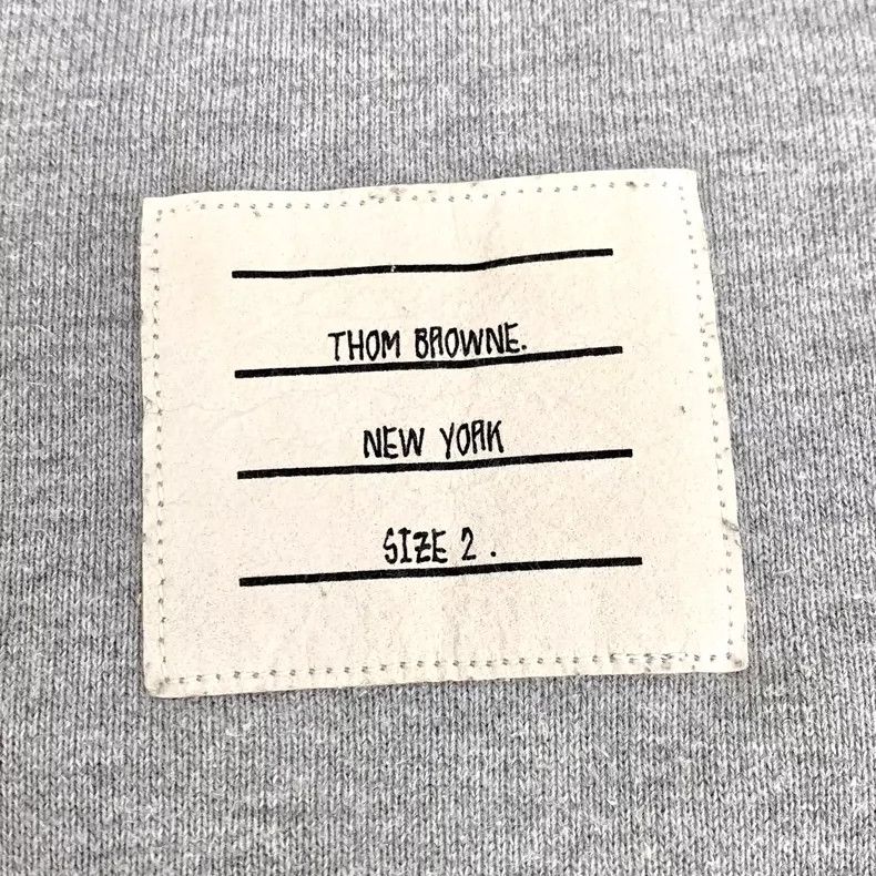 Thom Browne Thom Browne Gray Drawstring Casual Pants Size US 26 / EU 42 - 6 Thumbnail