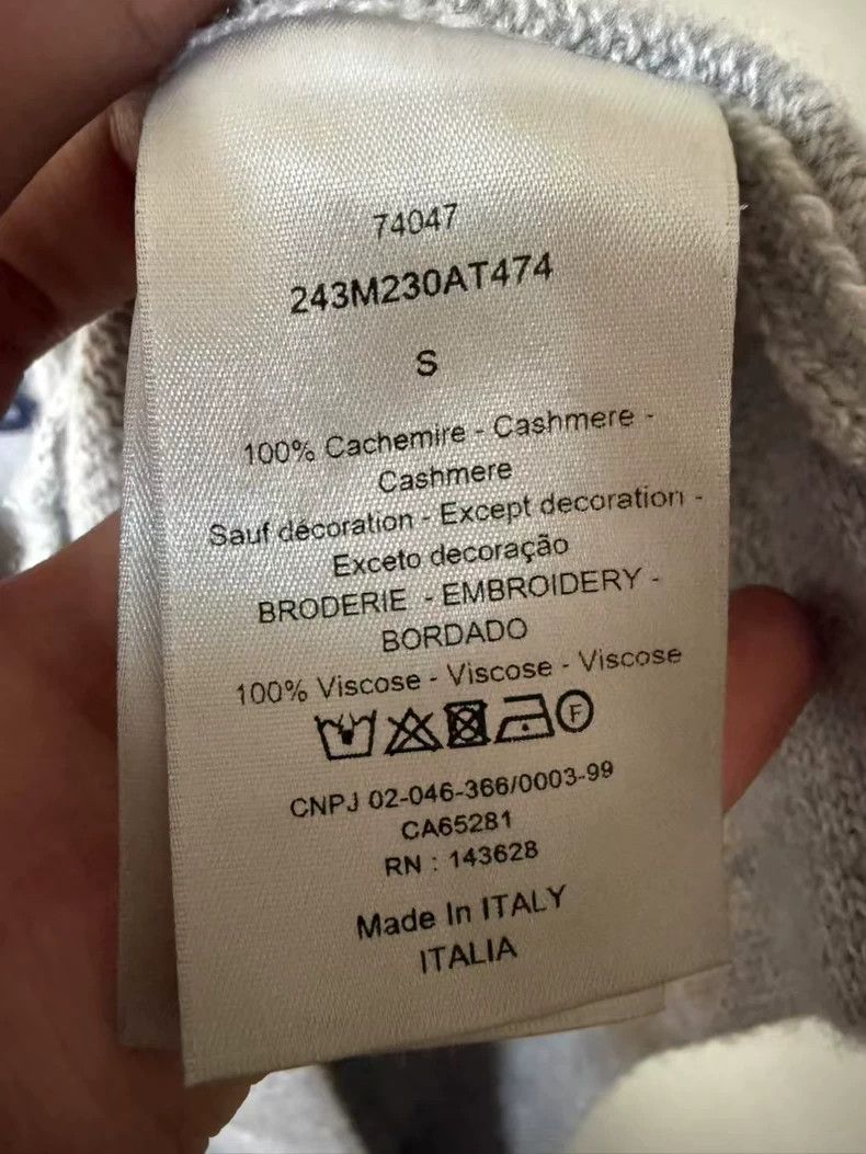 Dior Dior Gray Cardigan Wool Coat Size S Size US S / EU 44-46 / 1 - 4 Thumbnail
