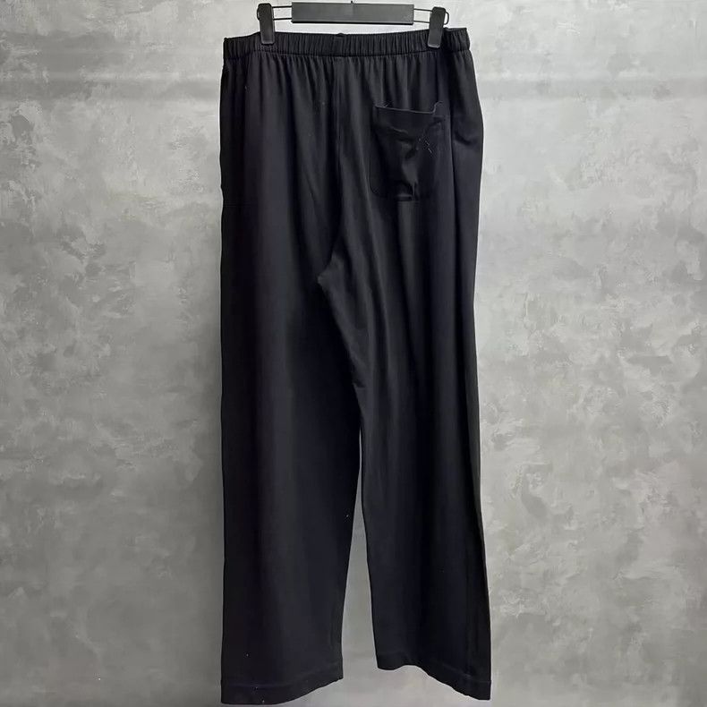 Balenciaga Balenciaga Black Logo Embroidered Casual Pants Size US 44 / EU 60 - 4 Thumbnail