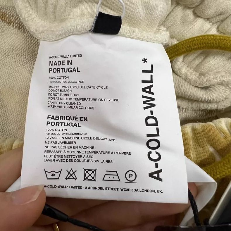 Ader Error A-COLD-WALL Yellow Drawstring Pants Size M Size US 28 / EU 44 - 3 Thumbnail