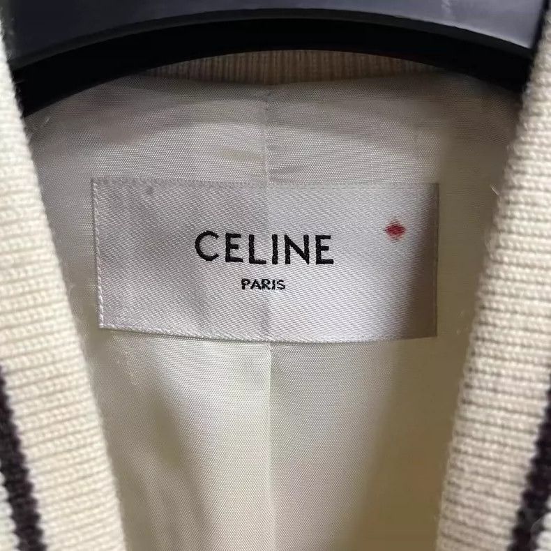 Celine Beige Long Sleeve Zipper Baseball Jacket Size US M / EU 48-50 / 2 - 4 Thumbnail