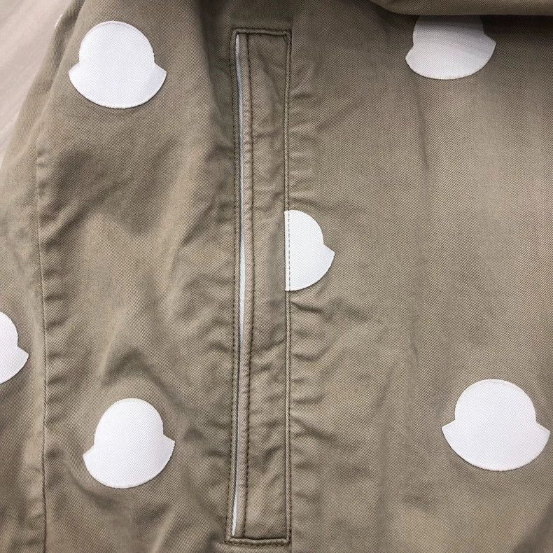 Moncler Moncler Hooded Jacket with White Dots Size US M / EU 48-50 / 2 - 7 Thumbnail