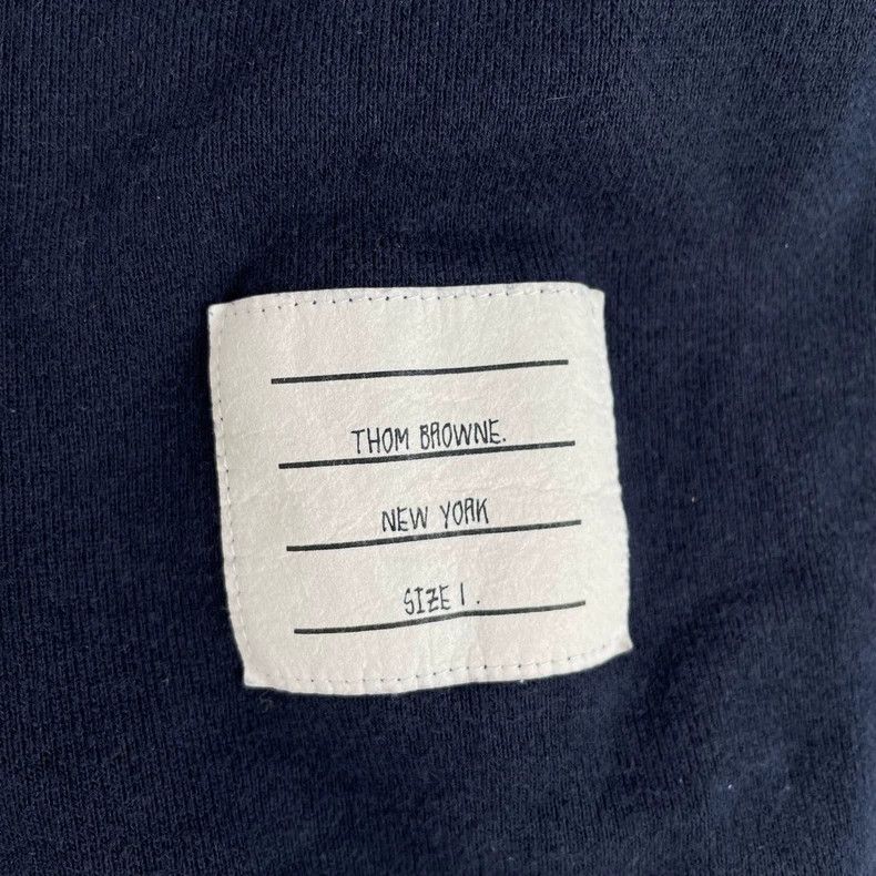 Thom Browne Thom Browne Navy Sweatpants with Stripes Size US 26 / EU 42 - 3 Thumbnail