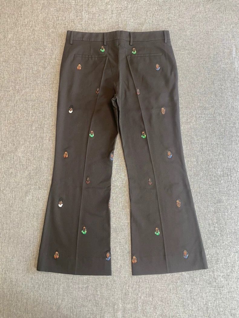 Louis Vuitton Louis Vuitton SS24 Collaboration Embroidered Flared Pants-yf Size US 44 / EU 60 - 2 Thumbnail