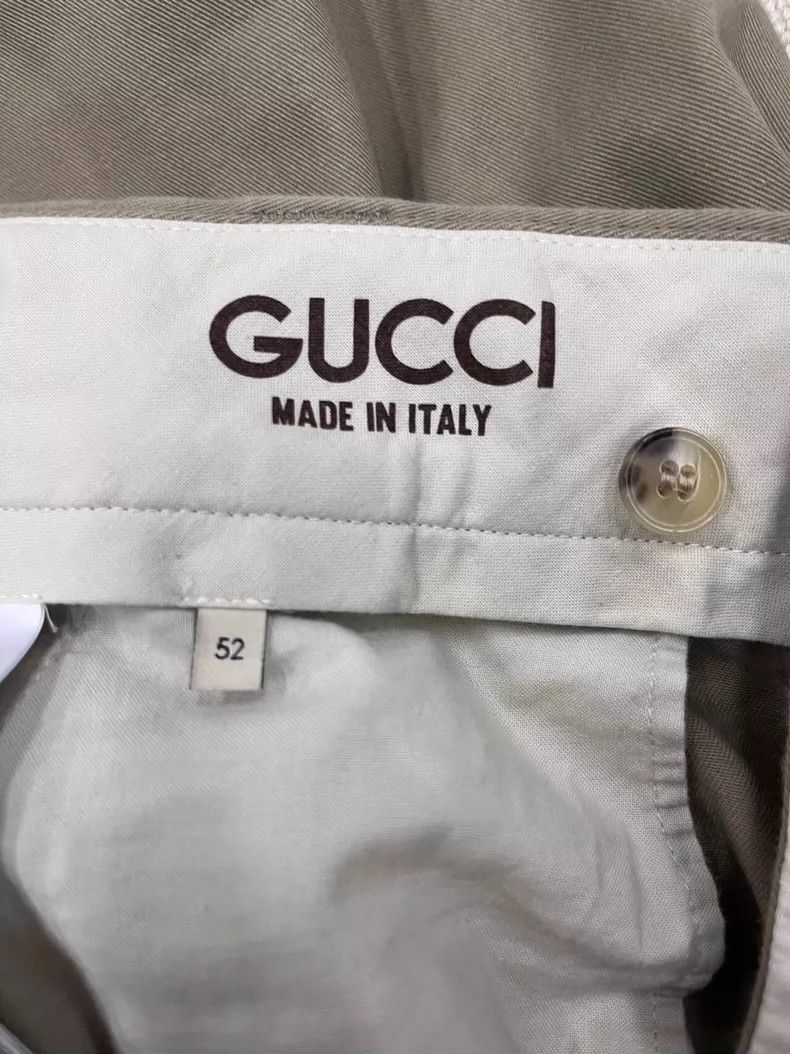 Gucci Gucci Khaki Cargo Pants Size 52-yf Size US 44 / EU 60 - 4 Thumbnail