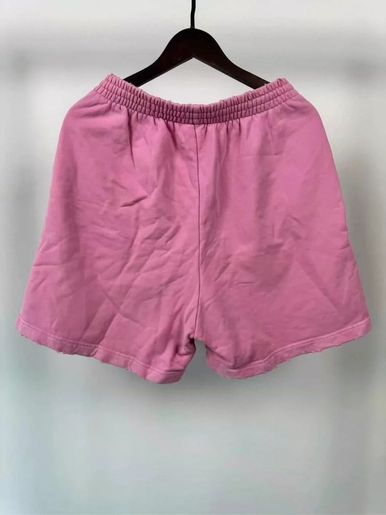 Balenciaga Balenciaga Pink Distressed Shorts for Sale-yf Size US 26 / EU 42 - 2 Thumbnail