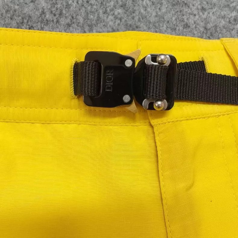 Dior DIOR Yellow Drawstring Shorts for Men-yf Size US 44 / EU 60 - 7 Thumbnail