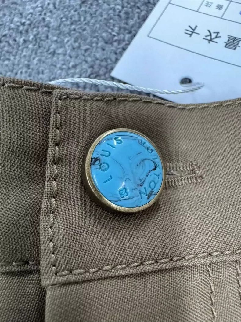 Louis Vuitton Louis Vuitton Turquoise Wool Pants-yf Size US 44 / EU 60 - 4 Thumbnail