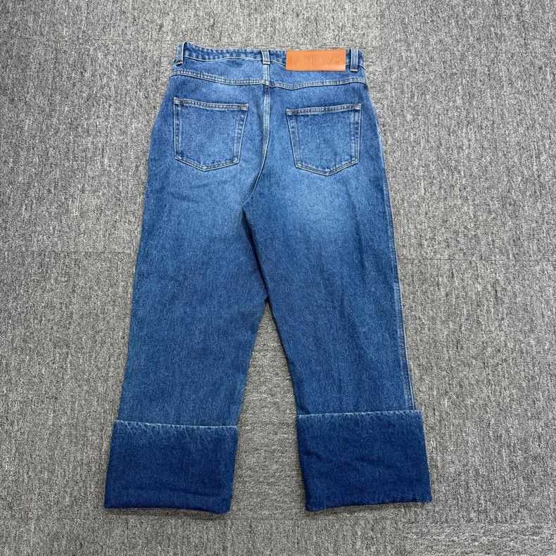 Loewe Loewe Wide Leg Denim Trousers-yf Size US 44 / EU 60 - 2 Thumbnail