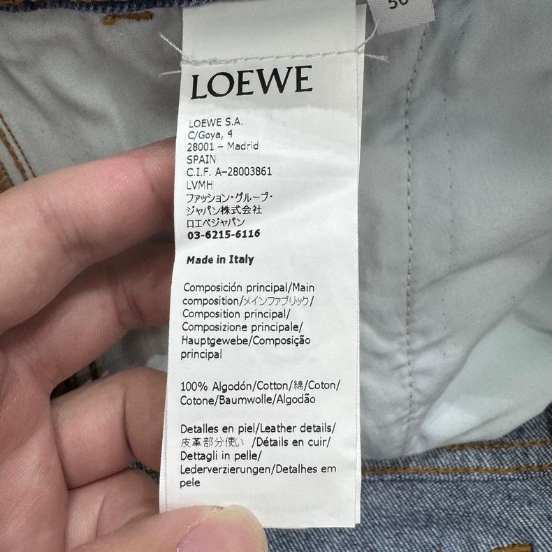 Loewe Loewe Wide Leg Denim Trousers-yf Size US 44 / EU 60 - 5 Thumbnail