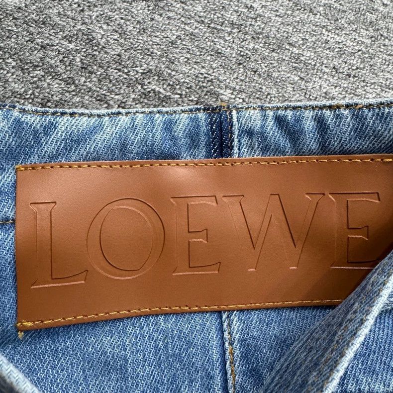 Loewe Loewe Denim Pants with Belt Size 48-yf Size US 44 / EU 60 - 3 Thumbnail