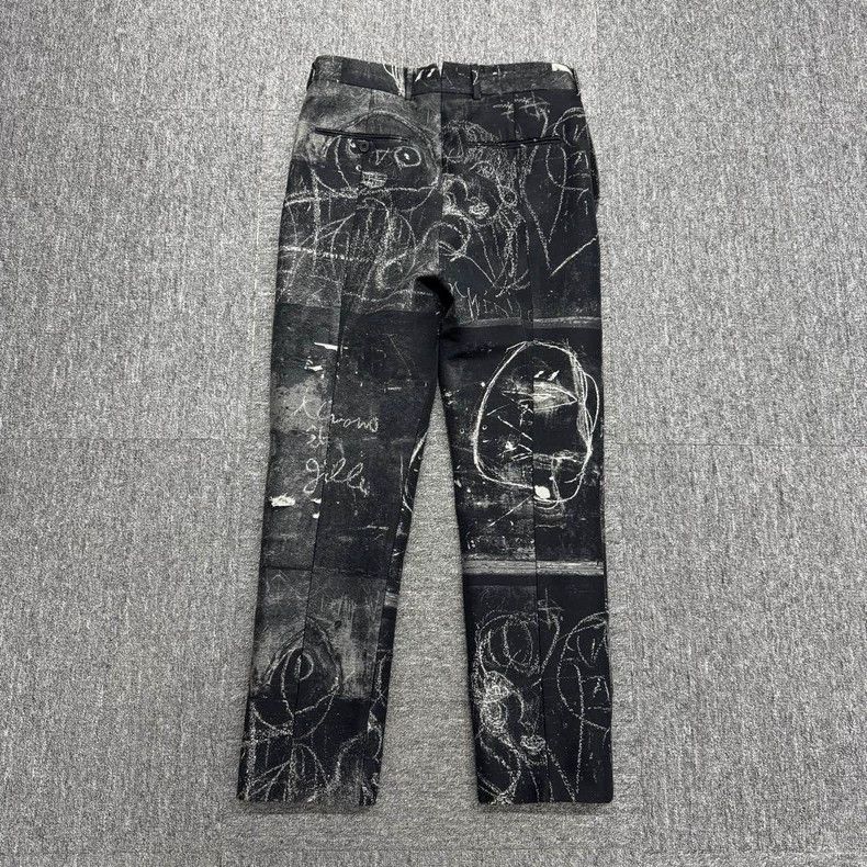 Alexander McQueen Alexander McQueen Graffiti Casual Pants-yf Size US 44 / EU 60 - 2 Thumbnail