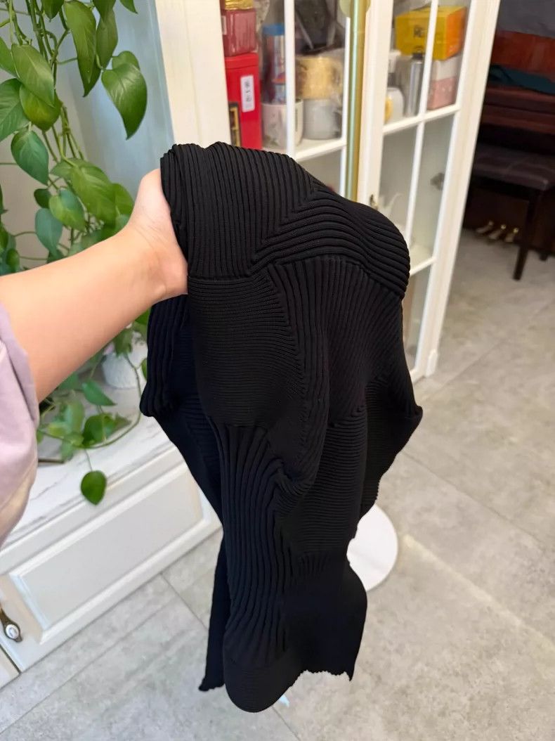 Issey Miyake Issey Miyake Black Knitted Dress for Women-yf Size M / US 6-8 / IT 42-44 - 7 Thumbnail