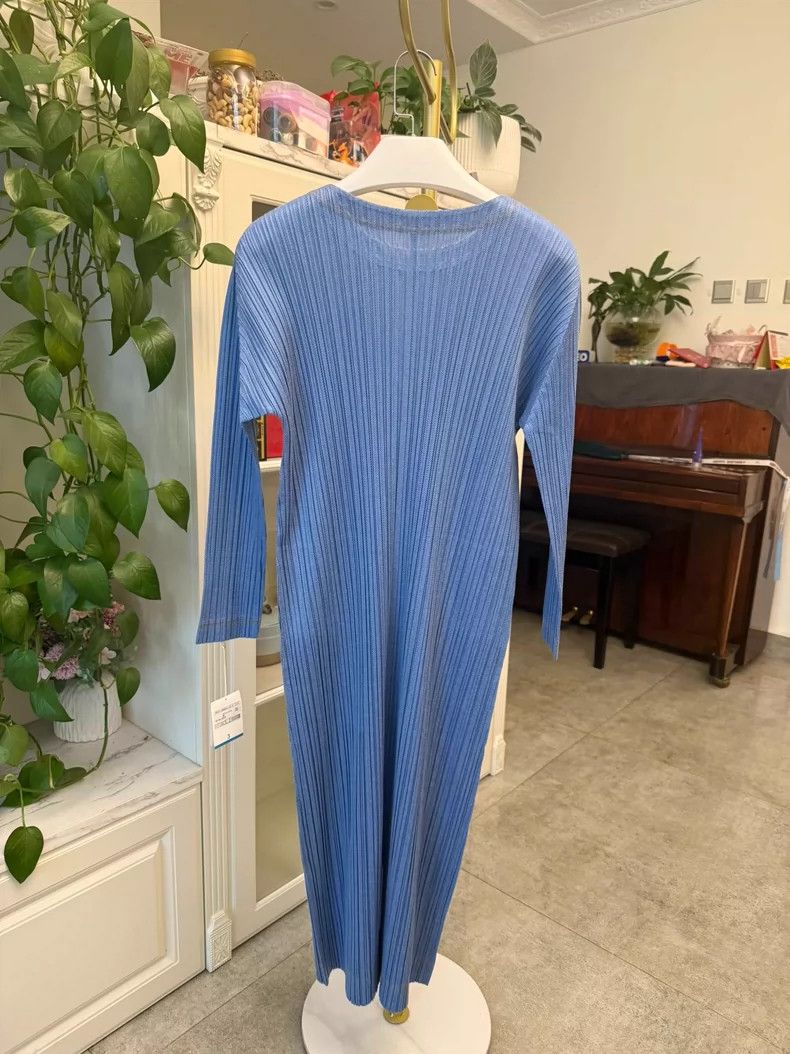 Issey Miyake Issey Miyake Denim Blue Dress Size 3-yf Size US 26 / EU 42 - 6 Thumbnail
