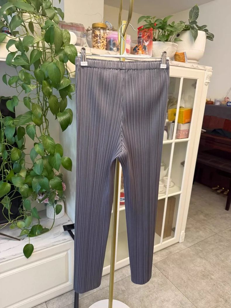 Issey Miyake Issey Miyake Pleated Pants in Dark Gray-yf Size US 26 / EU 42 - 5 Thumbnail