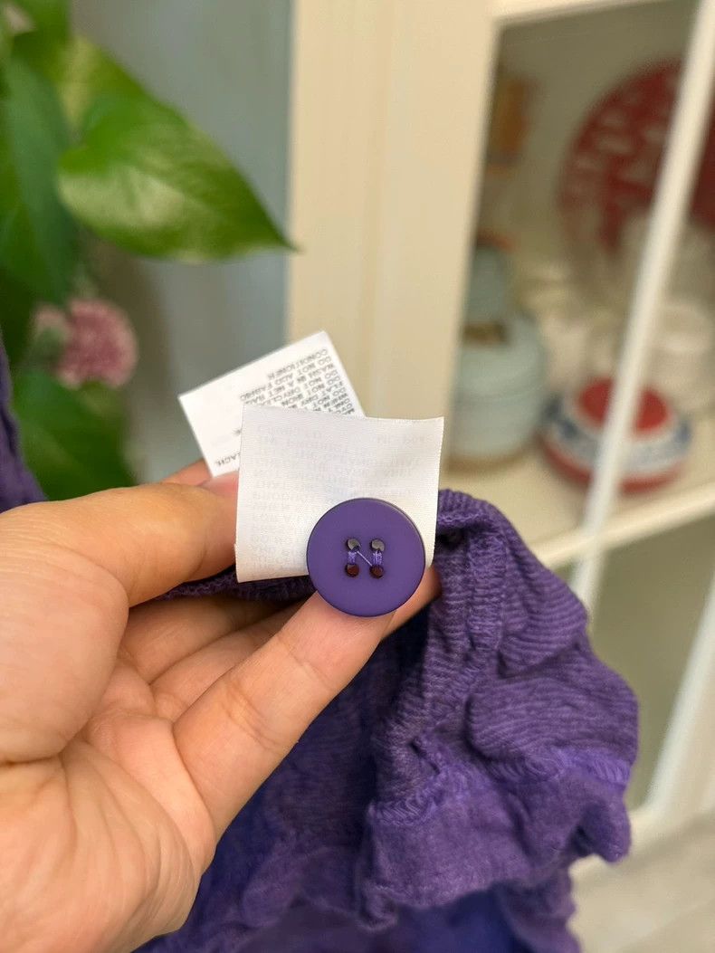 Issey Miyake Issey Miyake Purple Button-Up Coat-yf Size US M / EU 48-50 / 2 - 3 Thumbnail