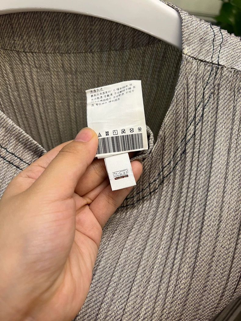 Issey Miyake Issey Miyake Dress in White Denim-yf Size 22" - 4 Thumbnail