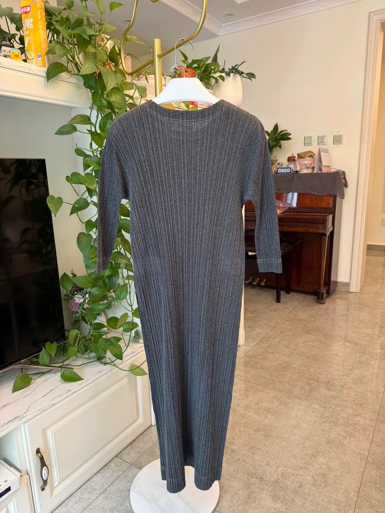 Issey Miyake Issey Miyake Black Denim Dress Size 3-yf Size 22" - 8 Thumbnail