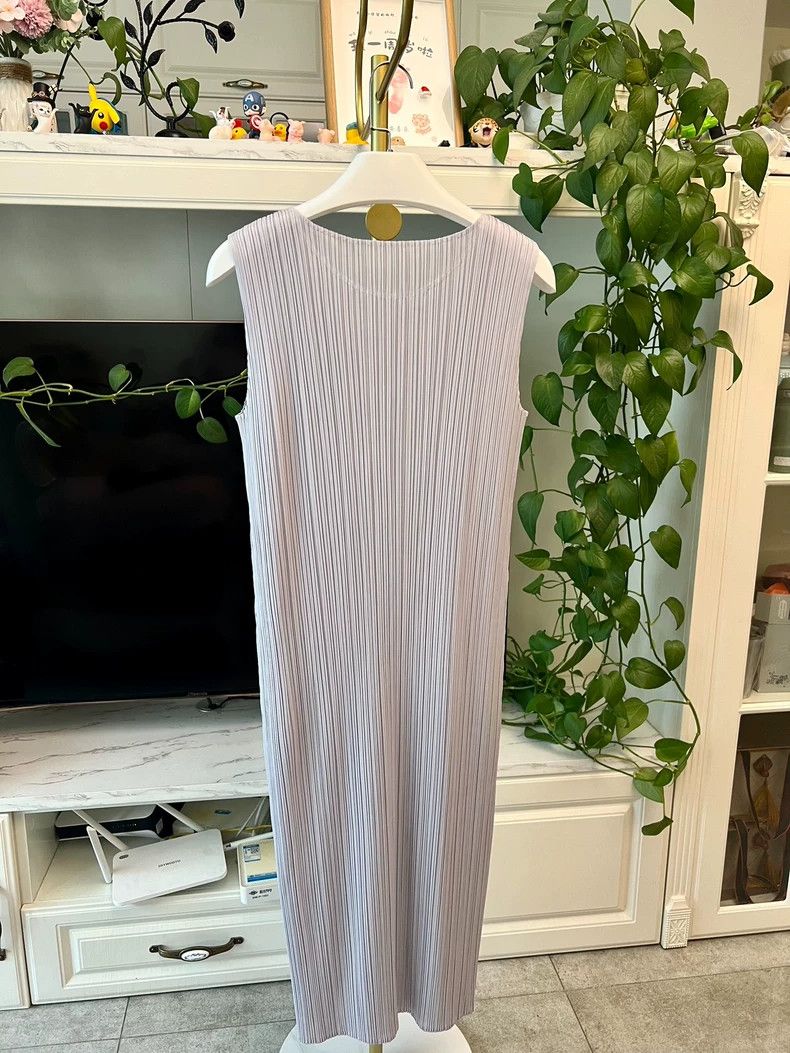 Issey Miyake Issey Miyake Grey Dress Size 5-yf Size US 26 / EU 42 - 4 Thumbnail