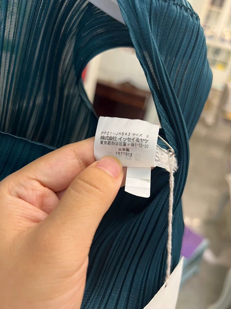 Issey Miyake Issey Miyake Green Dress Size 3-yf Size US 26 / EU 42 - 4 Thumbnail
