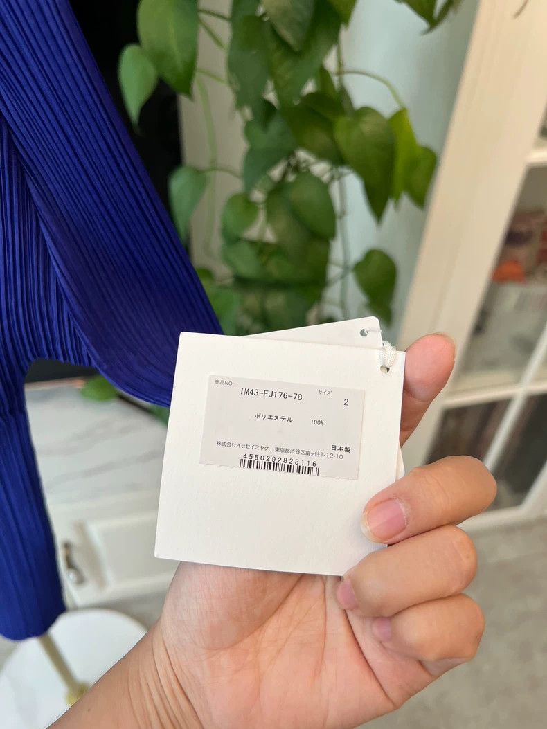 Issey Miyake Issey Miyake Electric Blue Top-yf Size US M / EU 48-50 / 2 - 3 Thumbnail