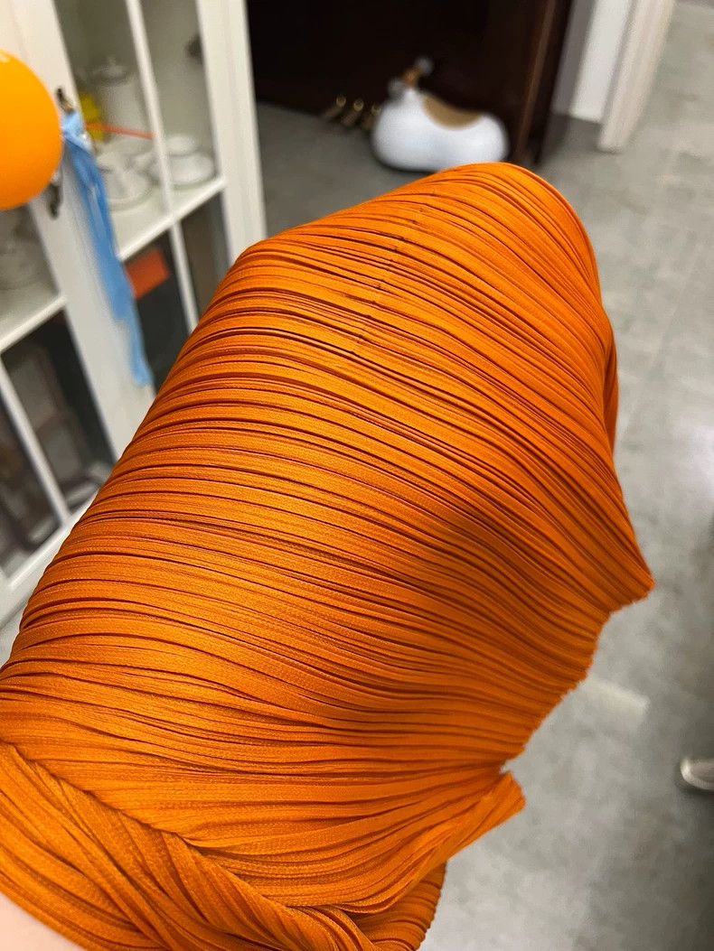 Issey Miyake Pleated Pumpkin Color Shorts Size 5-yf Size US 26 / EU 42 - 7 Thumbnail