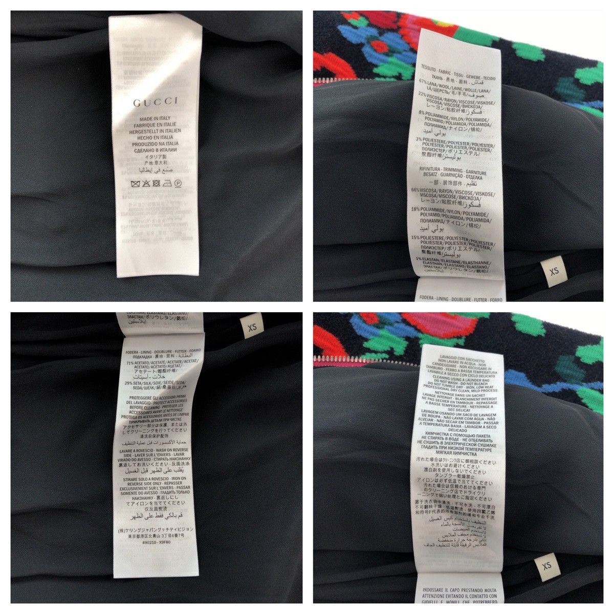 Gucci Gucci Gucci Wool/Rayon Floral Jacket 490210 X9F80 Others Outerwear 490210 X9F80 Size ONE SIZE - 3 Thumbnail