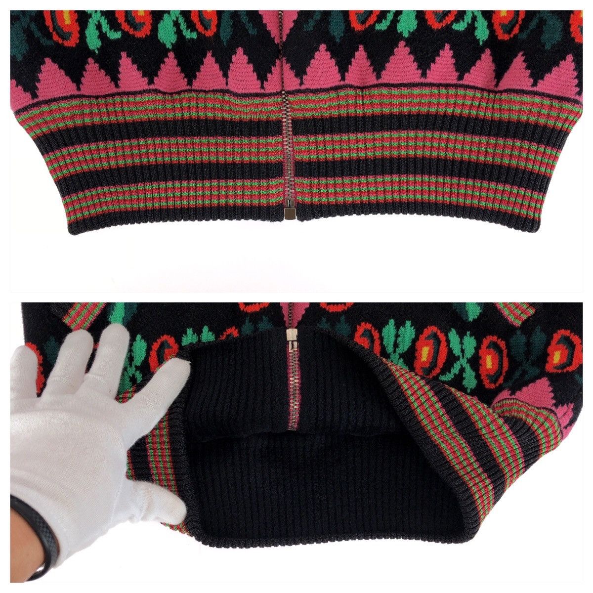 Gucci Gucci Gucci Wool/Rayon Floral Jacket 490210 X9F80 Others Outerwear 490210 X9F80 Size ONE SIZE - 6 Thumbnail