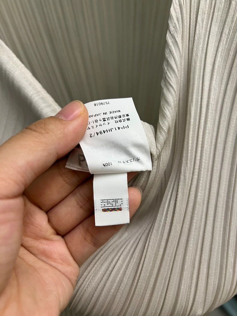 Issey Miyake Issey Miyake Beige Dress with Long Sleeves-yf Size 22" - 8 Thumbnail