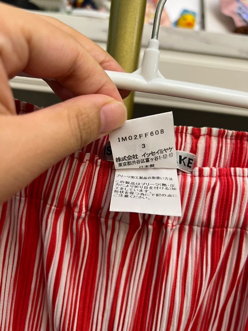 Issey Miyake Issey Miyake Striped Pants Red White-yf Size US 34 / EU 50 - 4 Thumbnail