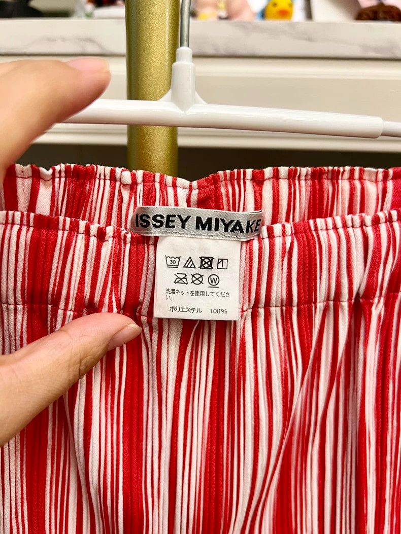 Issey Miyake Issey Miyake Striped Pants Red White-yf Size US 34 / EU 50 - 3 Thumbnail
