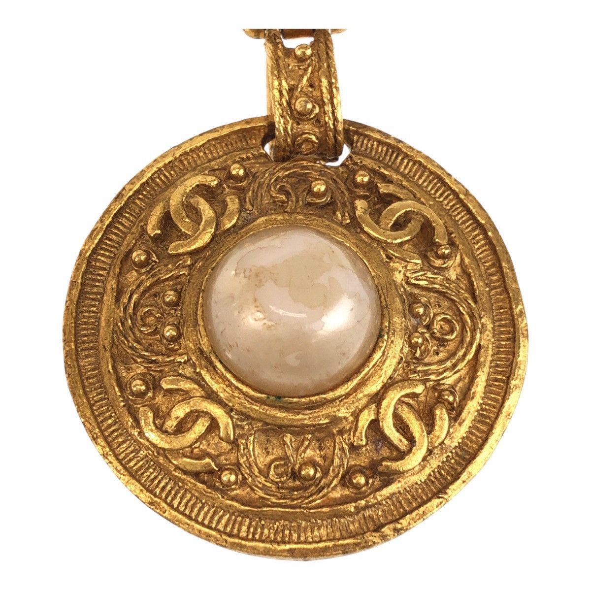 Chanel Chanel Chanel Gold Plated Faux Pearl Coco Mark Brooch Metal Brooch ココマーク Size ONE SIZE - 3 Thumbnail