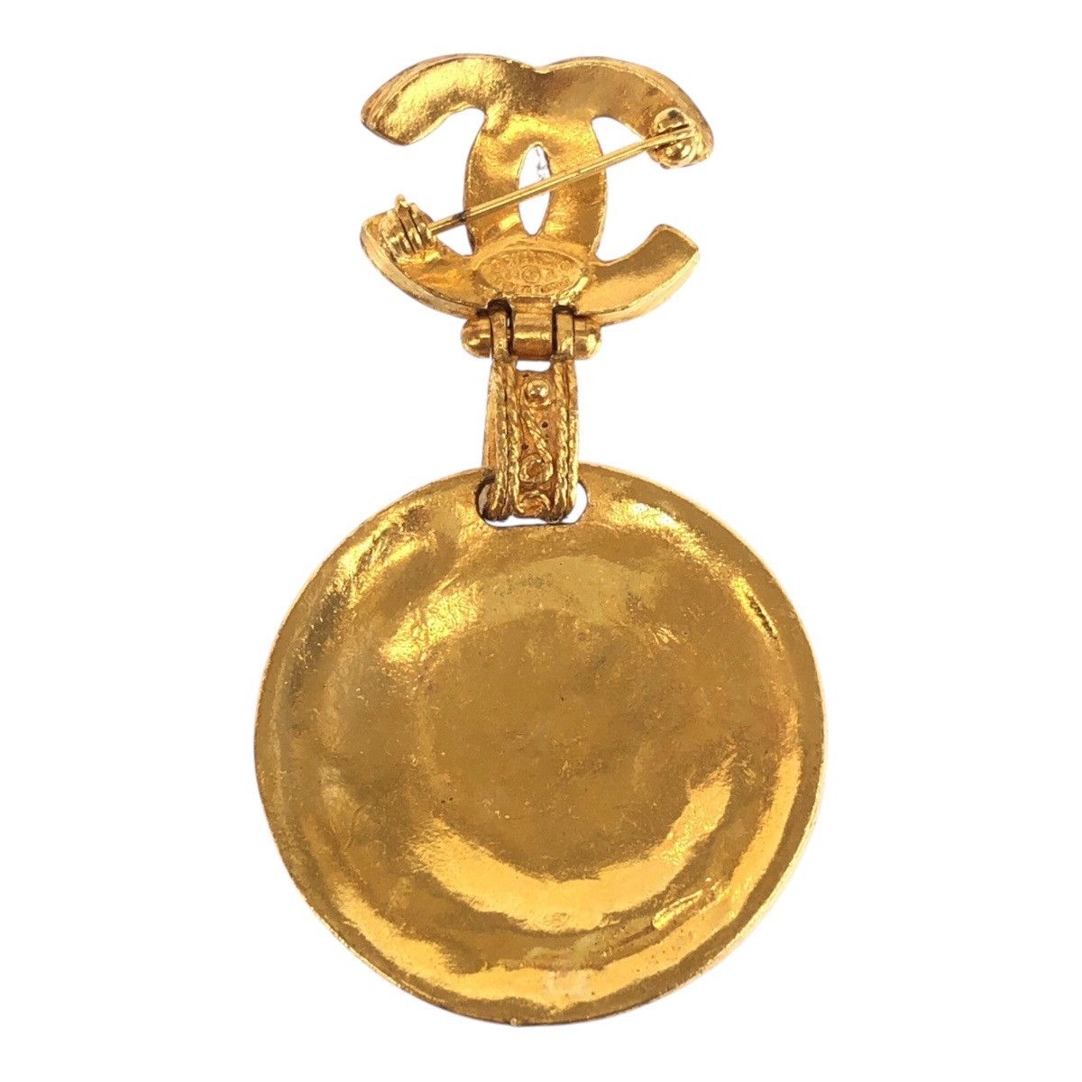 Chanel Chanel Chanel Gold Plated Faux Pearl Coco Mark Brooch Metal Brooch ココマーク Size ONE SIZE - 2 Thumbnail