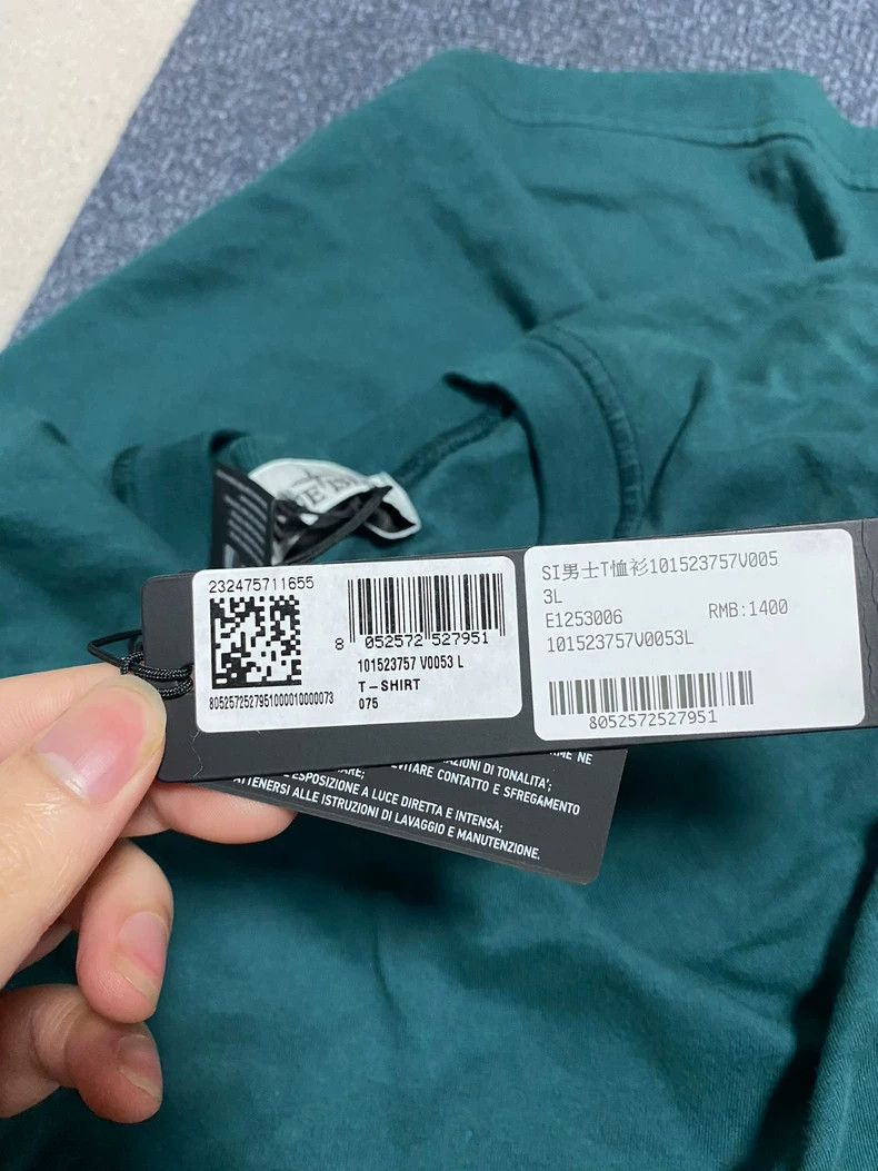 Stone Island Stone Island Green Short Sleeve T-Shirt-yf Size US S / EU 44-46 / 1 - 8 Thumbnail