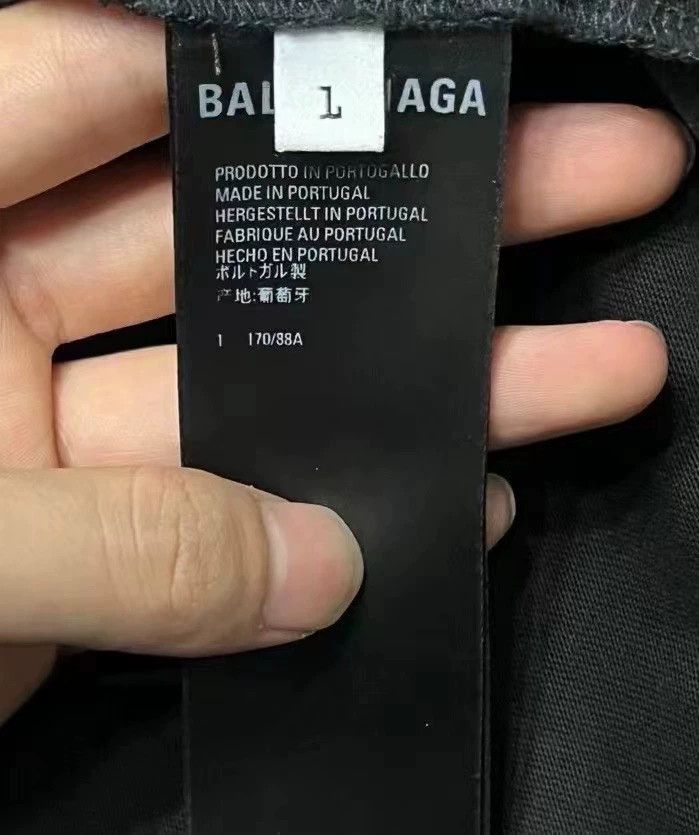 Balenciaga Balenciaga Reversed Logo Short Sleeve T-Shirt-yf Size US M / EU 48-50 / 2 - 3 Thumbnail