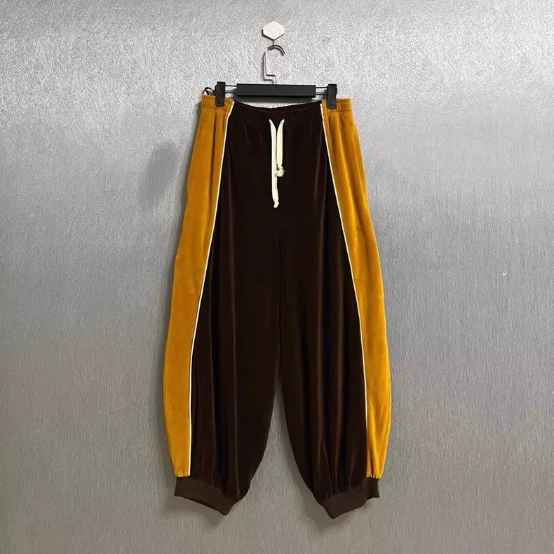 Gucci Gucci Velvet Pants with Logo Tag-yf Size US 26 / EU 42 - 2 Thumbnail