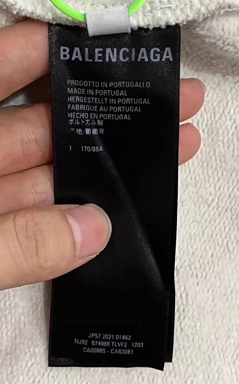 Balenciaga Balenciaga Slime Logo Hooded Sweatshirt-yf Size US M / EU 48-50 / 2 - 2 Thumbnail