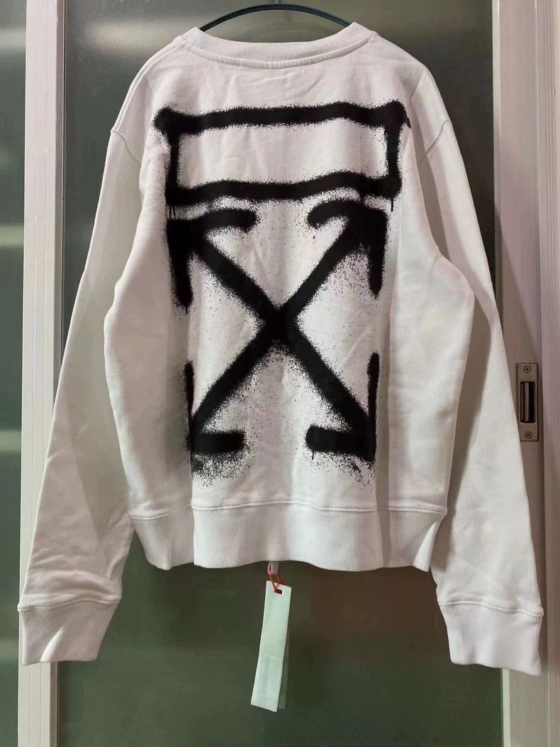 Off-White Off White Spray Paint Effect Hoodie M-L-yf Size US M / EU 48-50 / 2 - 2 Thumbnail