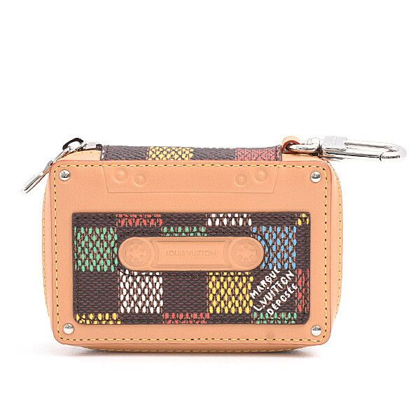 Louis Vuitton Louis Vuitton Louis Vuitton Damier LV Bars LV Tape Bag Charm M02431 Canvas Charm M02431 Size ONE SIZE - 2 Thumbnail