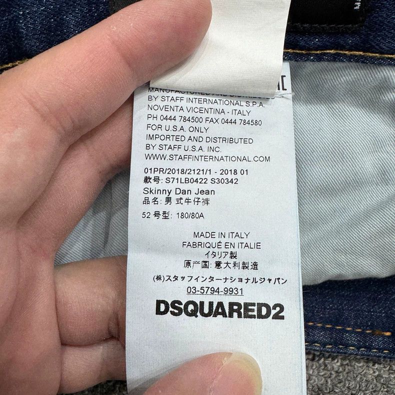 Dsquared2 DSQUARED 2 Distressed Denim Jeans Size 52-yf Size US 44 / EU 60 - 6 Thumbnail