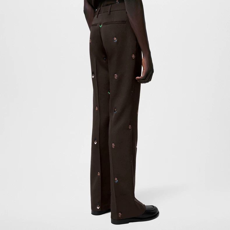 Louis Vuitton Louis Vuitton SS24 Embroidered Flare Pants-yf Size US 44 / EU 60 - 8 Thumbnail