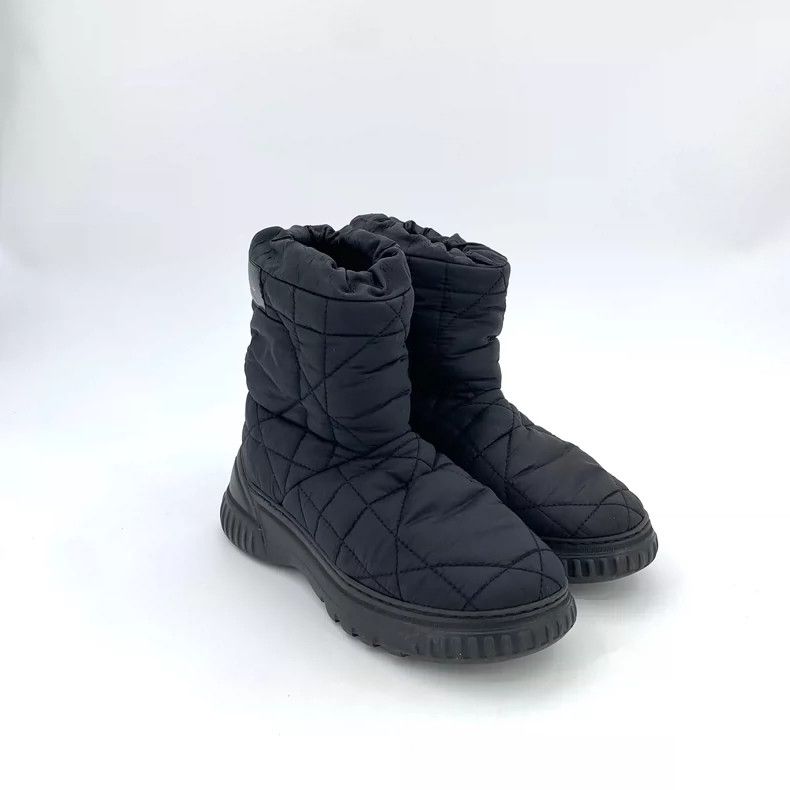 Dior Christian Dior Quilted Black Short Snow Boots Size US 6 / IT 36 - 2 Thumbnail