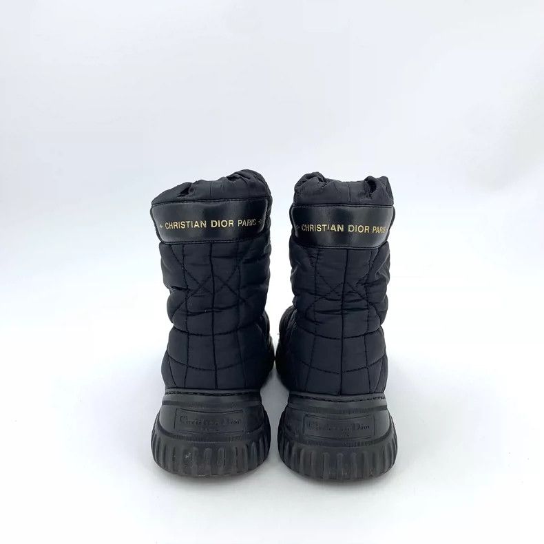 Dior Christian Dior Quilted Black Short Snow Boots Size US 6 / IT 36 - 4 Thumbnail