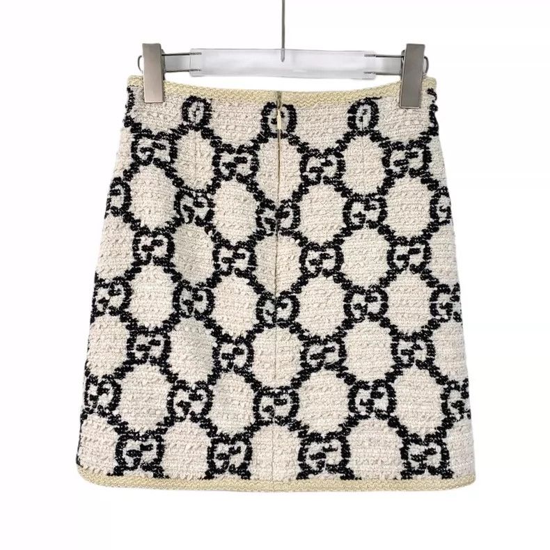 Gucci Gucci Colorful Logo Knit Mini Skirt Size 38" / US 16 / IT 52 - 2 Thumbnail