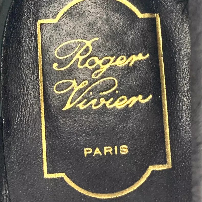 Roger Vivier Roger Vivier Black Chelsea Boots with Diamonds Size US 4 / IT 34 - 8 Thumbnail