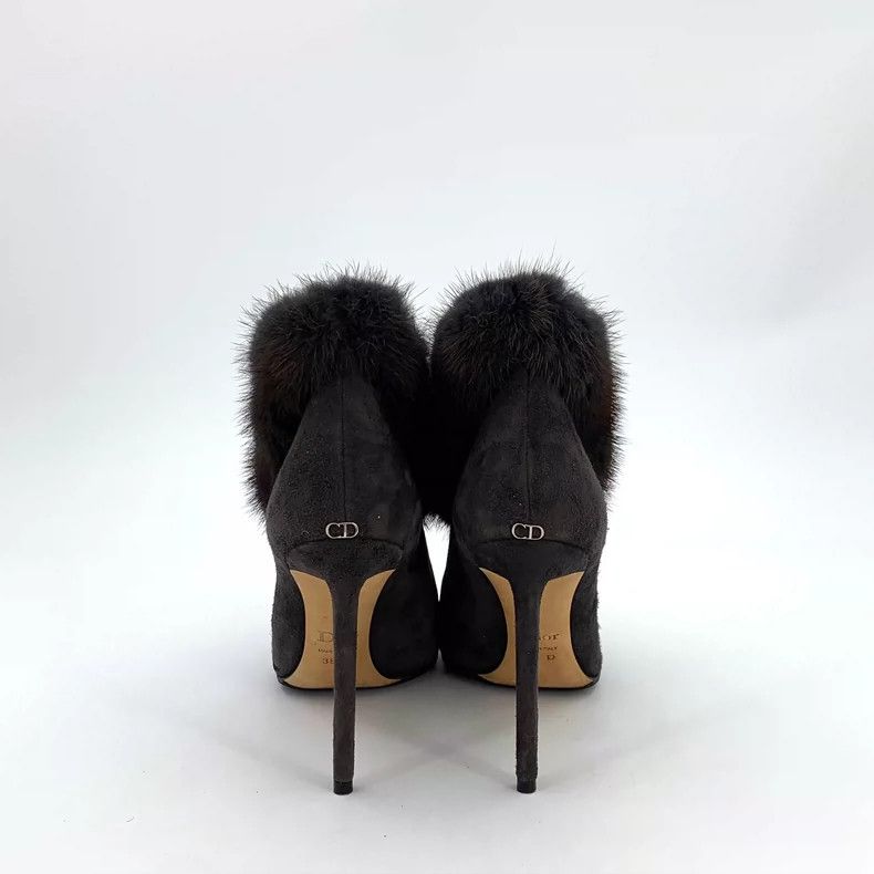 Dior Christian Dior Brown Suede High Heels Size US 7 / IT 37 - 4 Thumbnail