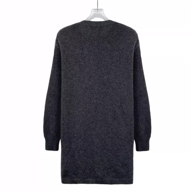 Valentino Valentino Black Gray Knit Cardigan Sweater Size S / US 4 / IT 40 - 2 Thumbnail